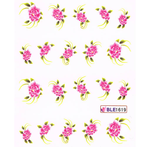 2D Nail Art One Stroke Sticker BLE1619