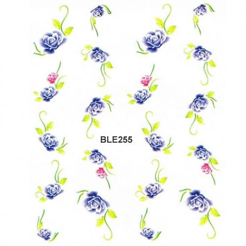 2D Nail Art One Stroke Sticker BLE255