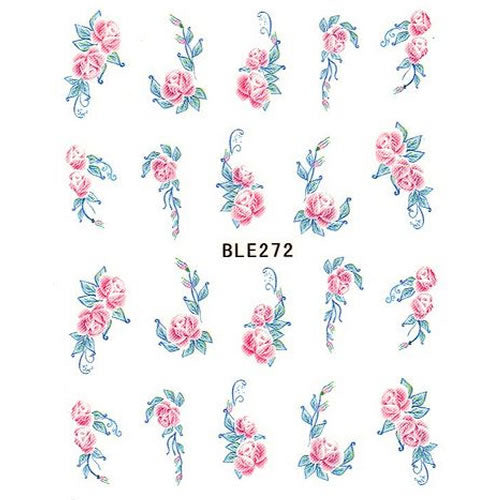 2D Nail Art One Stroke Sticker BLE272