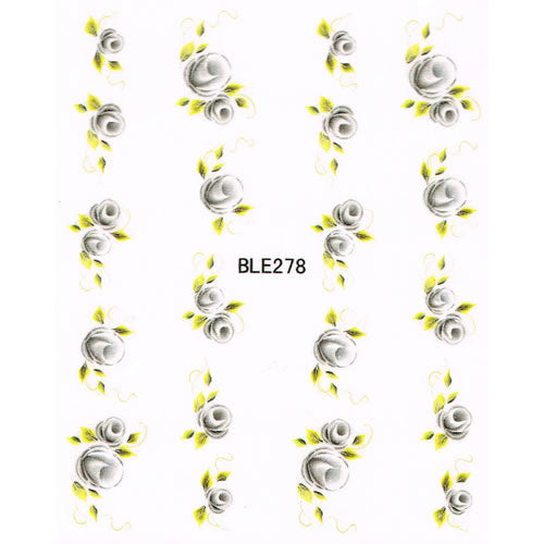 2D Nail Art One Stroke Sticker BLE278