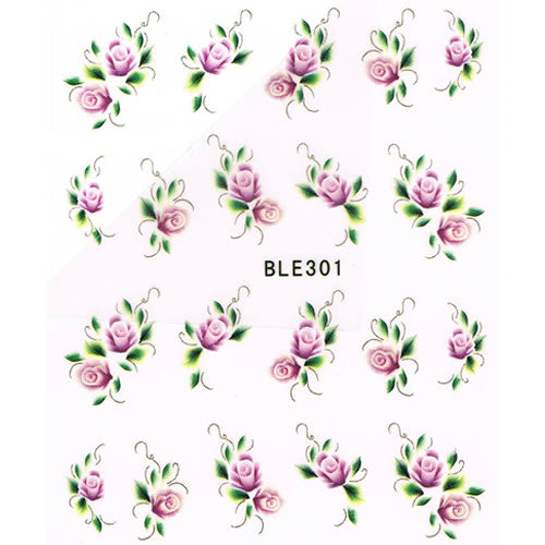 2D Nail Art One Stroke Sticker BLE301