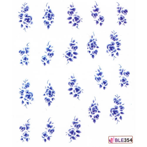 2D Nail Art One Stroke Sticker BLE354