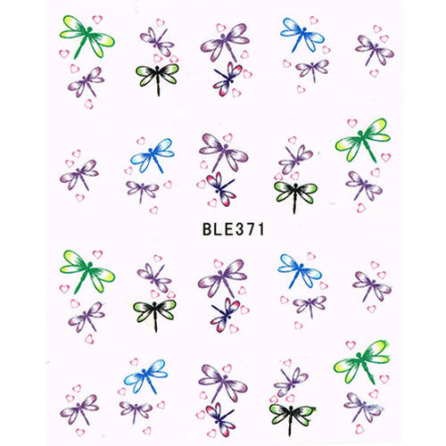 2D Nail Art One Stroke Sticker BLE371