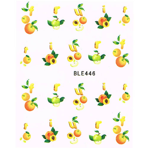 2D Nail Art One Stroke Sticker BLE446