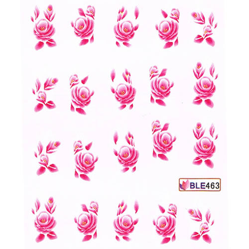 2D Nail Art One Stroke Sticker BLE463