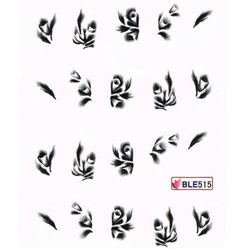 2D Nail Art One Stroke Sticker BLE515