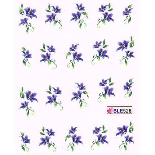 2D Nail Art One Stroke Sticker BLE526