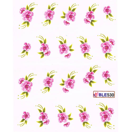 2D Nail Art One Stroke Sticker BLE530