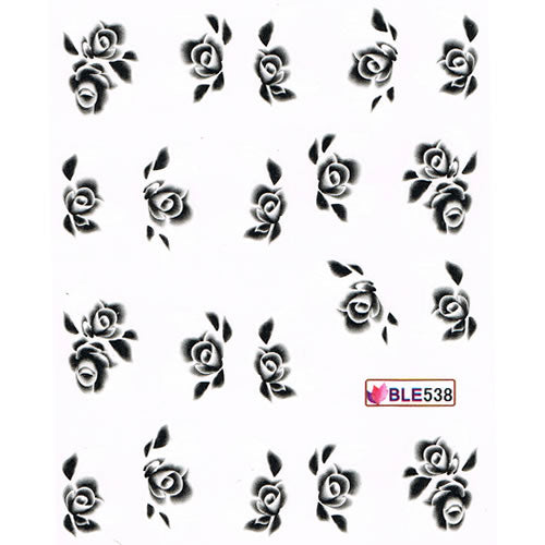 2D Nail Art One Stroke Sticker BLE538