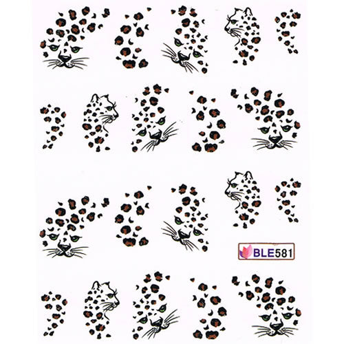 2D Nail Art One Stroke Sticker BLE581