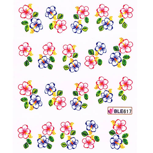 2D Nail Art One Stroke Sticker BLE617