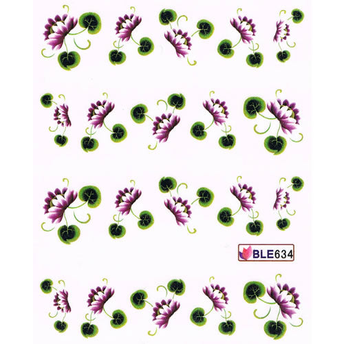 2D Nail Art One Stroke Sticker BLE634