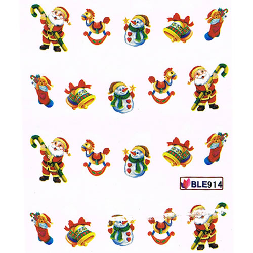 2D Nail Art One Stroke Sticker BLE914