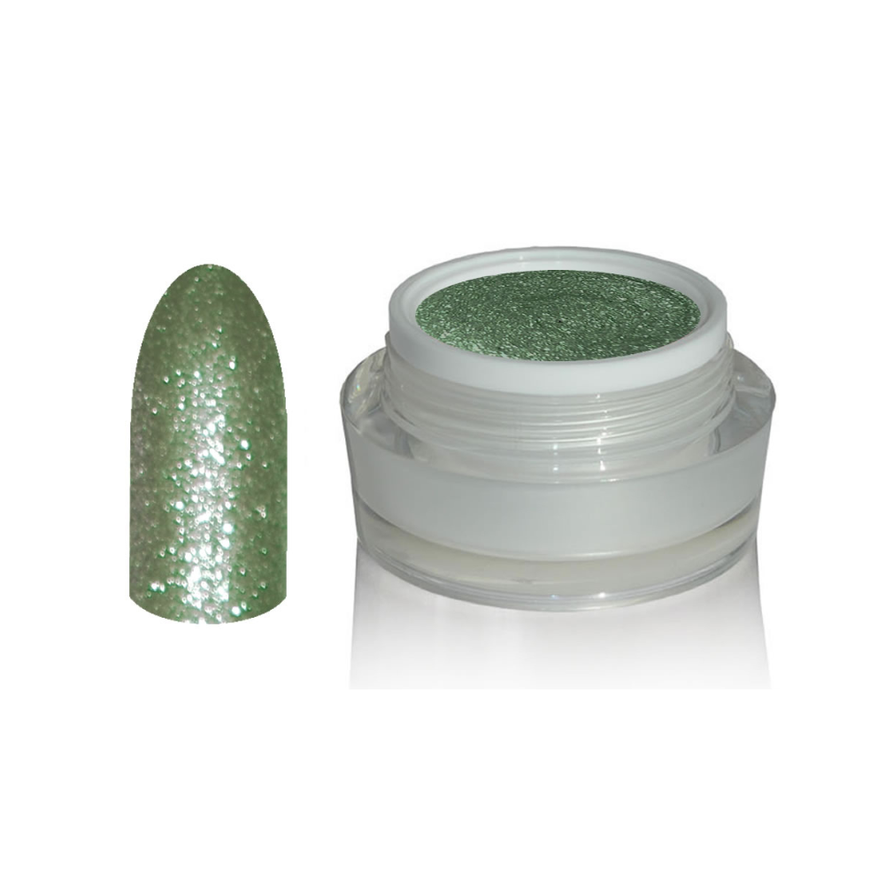 UV Gel - 1371 Chrome Glitter Glam Gel Hookers Green, 5 ml