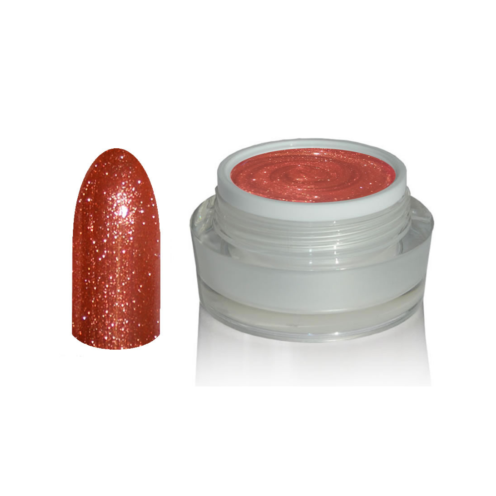 UV Gel - 1300 Chrome Glow Gel Terracotta, 5 ml