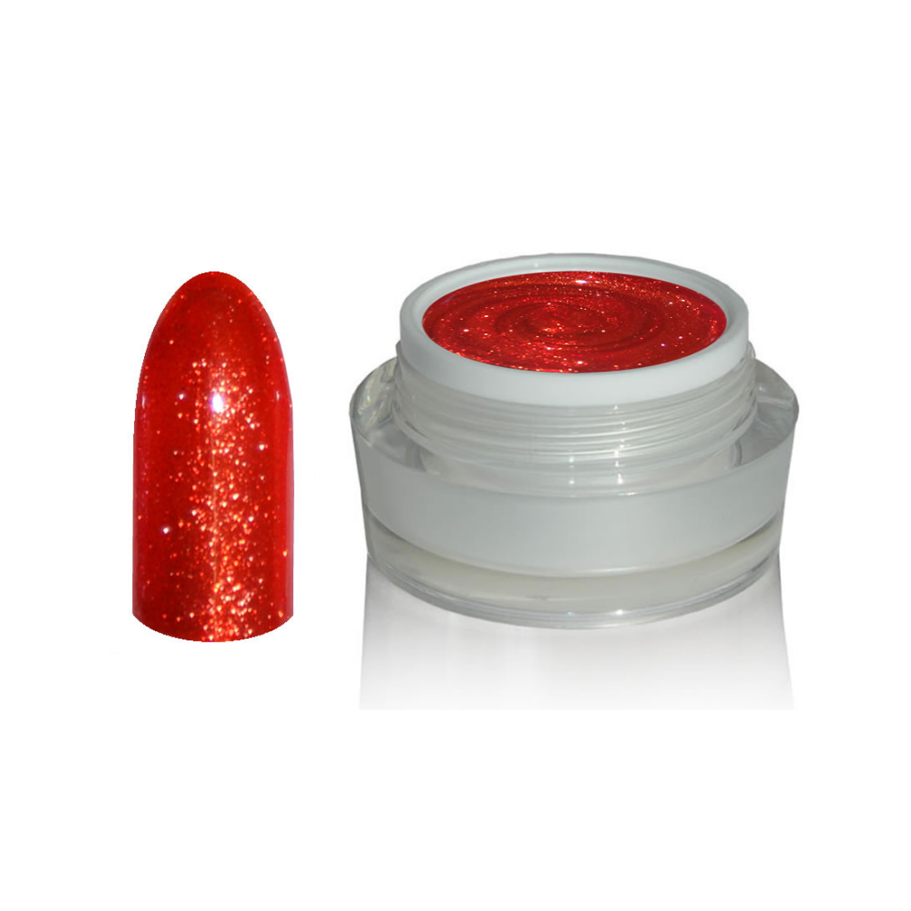 UV Gel - 1305 Chrome Glow Gel Crimson, 5 ml