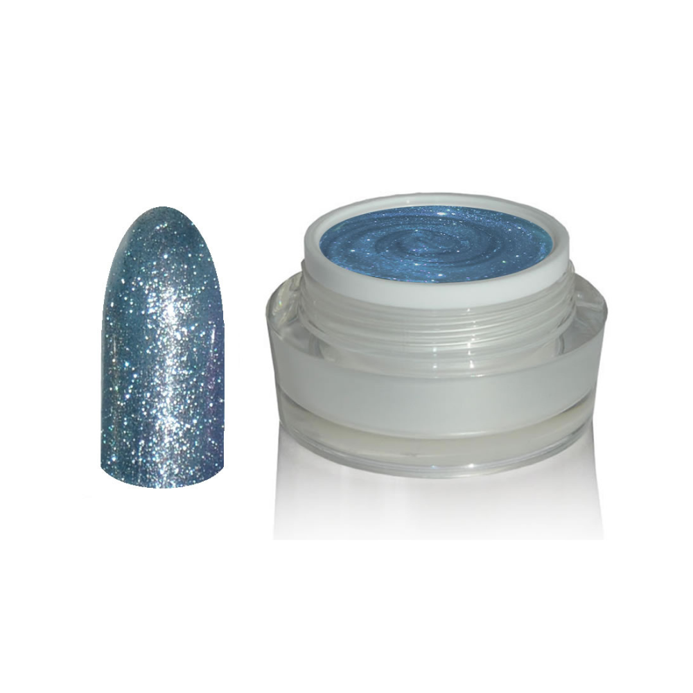 UV Gel - 1309 Chrome Glow Gel Steelblue, 5 ml