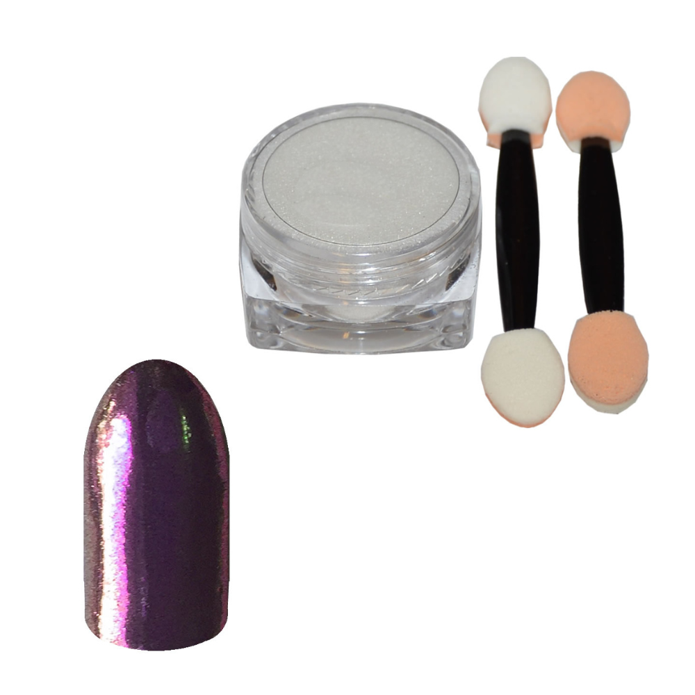 Chrome Mirror Pigment - Spiegel Effekt, Sparkling Mauve