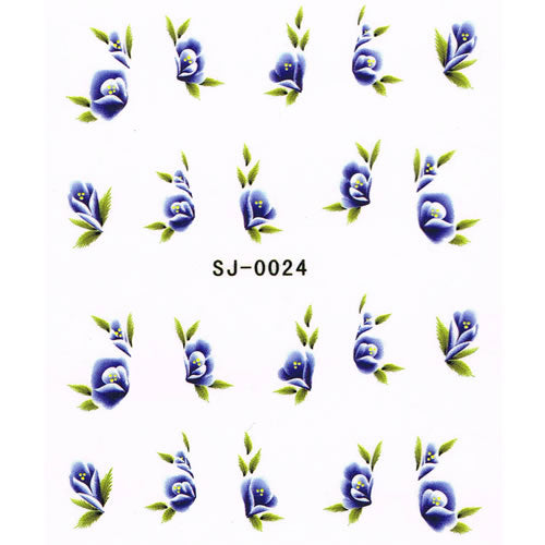 2D Nail Art One Stroke Sticker SJ-0024