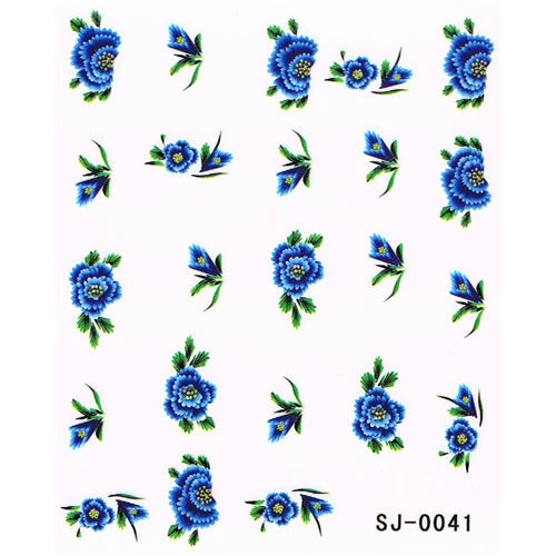 2D Nail Art One Stroke Sticker SJ-0041