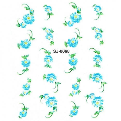 2D Nail Art One Stroke Sticker SJ-0068