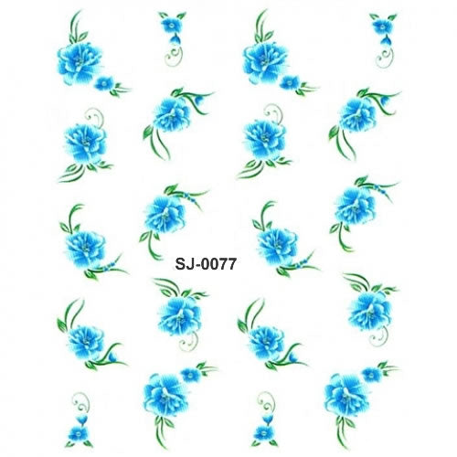 2D Nail Art One Stroke Sticker SJ-0077