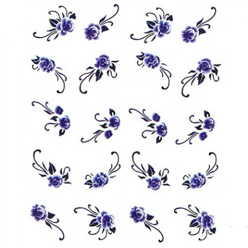 2D Nail Art One Stroke Sticker SJ-0089