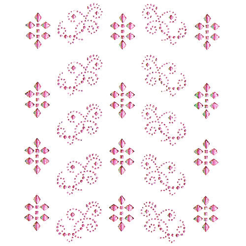 Strasssteine Nail Sticker, Pink 32061