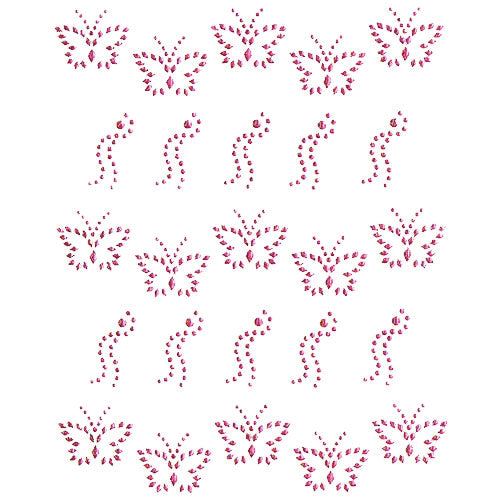 Strasssteine Nail Sticker, Pink 32068