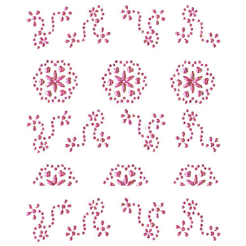 Strasssteine Nail Sticker, Pink 32070