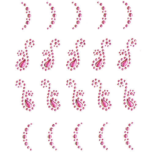 Strasssteine Nail Sticker, Pink 32072