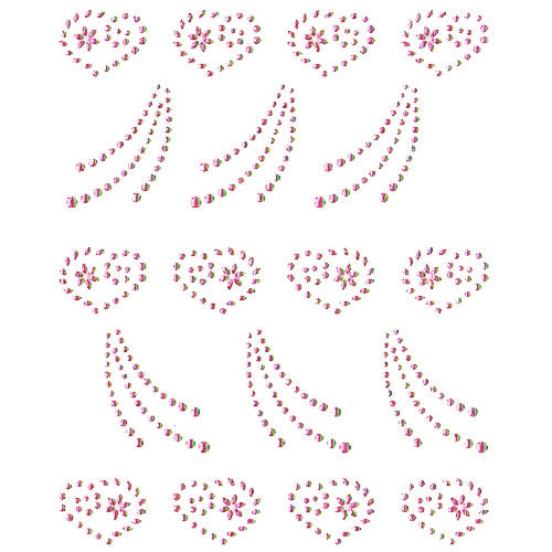 Strasssteine Nail Sticker, Pink 32079