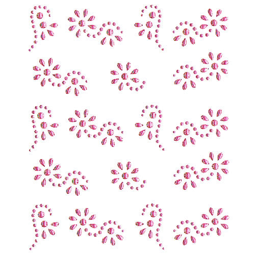 Strasssteine Nail Sticker, Pink 32082