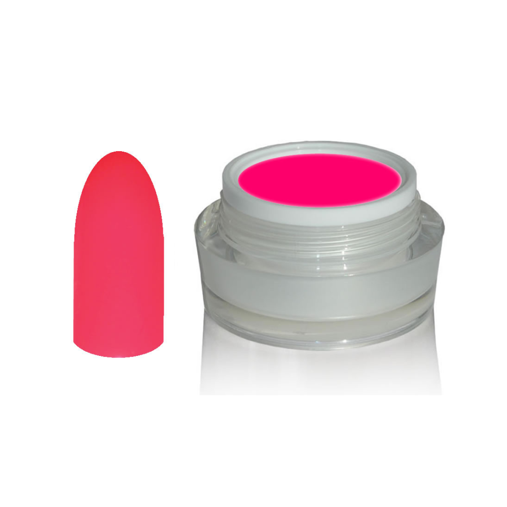 UV Gel - 633 Color Gel Neon Deep Pink, 5 ml