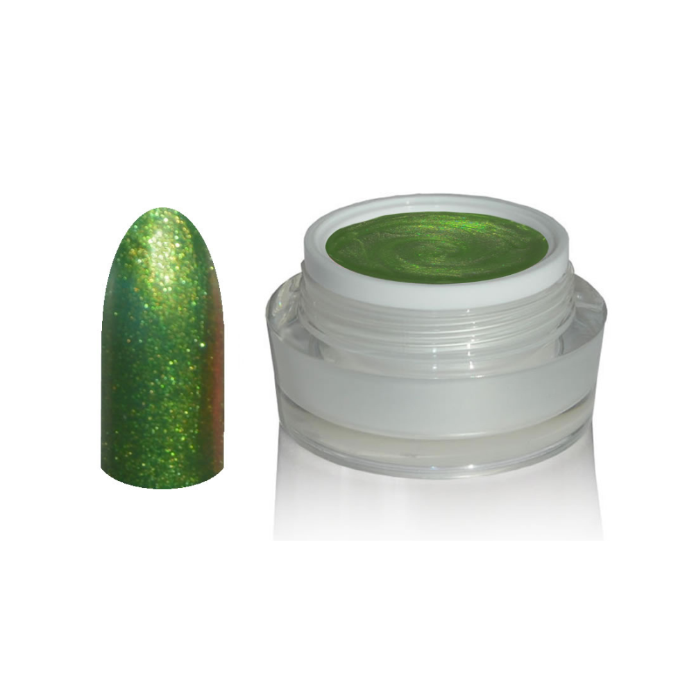 UV Gel - 532 Metallic Gel Misty Green, 5 ml