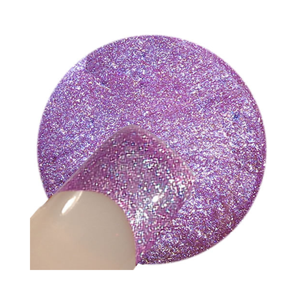 UV Gel - 229 Glitter Gel Purple fine, 5 ml