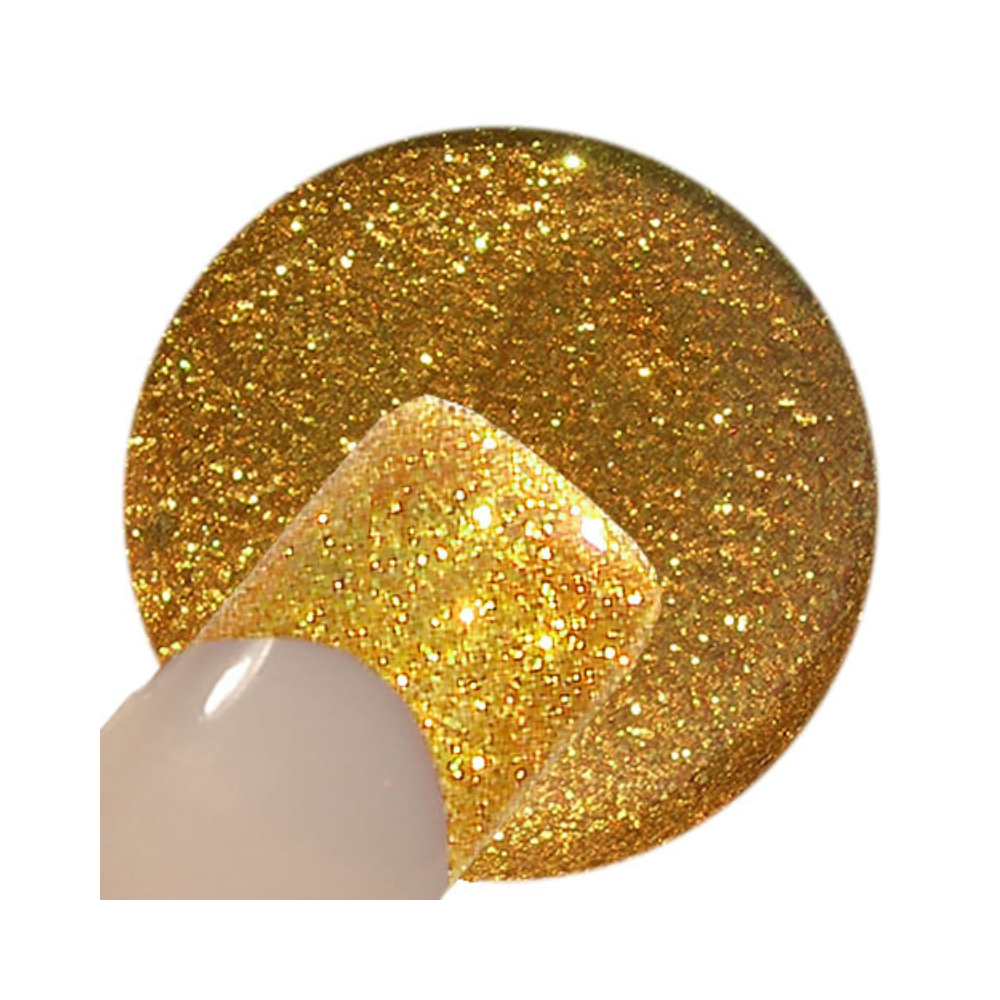 UV Gel - 250 Glitter Gel Super Gold, 5 ml