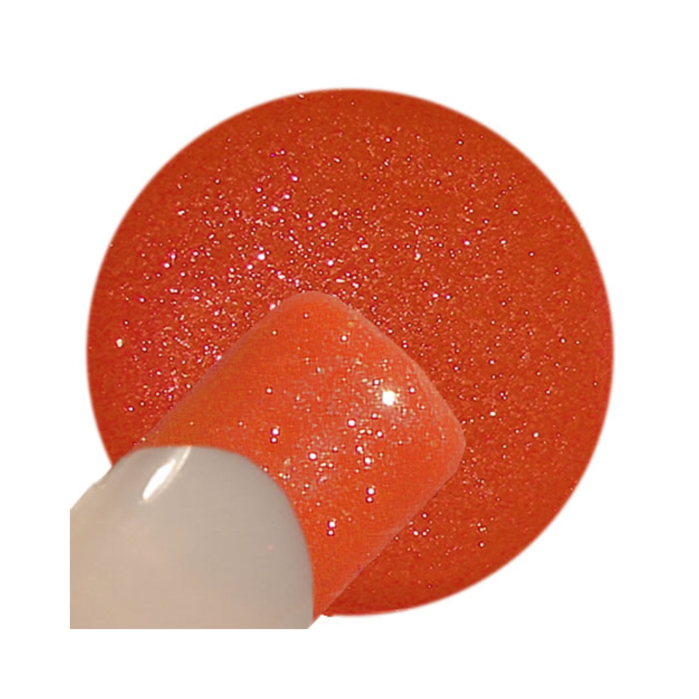 UV Gel - 293 Glitter Gel Orange fine, 5 ml