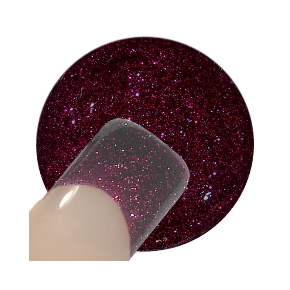 UV Gel - 296 Glitter Gel Star Rubin, 5 ml