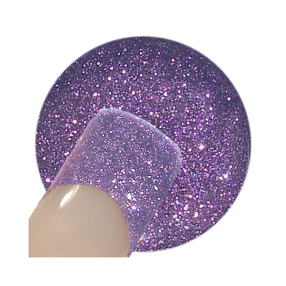 UV Gel - 921 Glitter Gel Grape fine, 5 ml