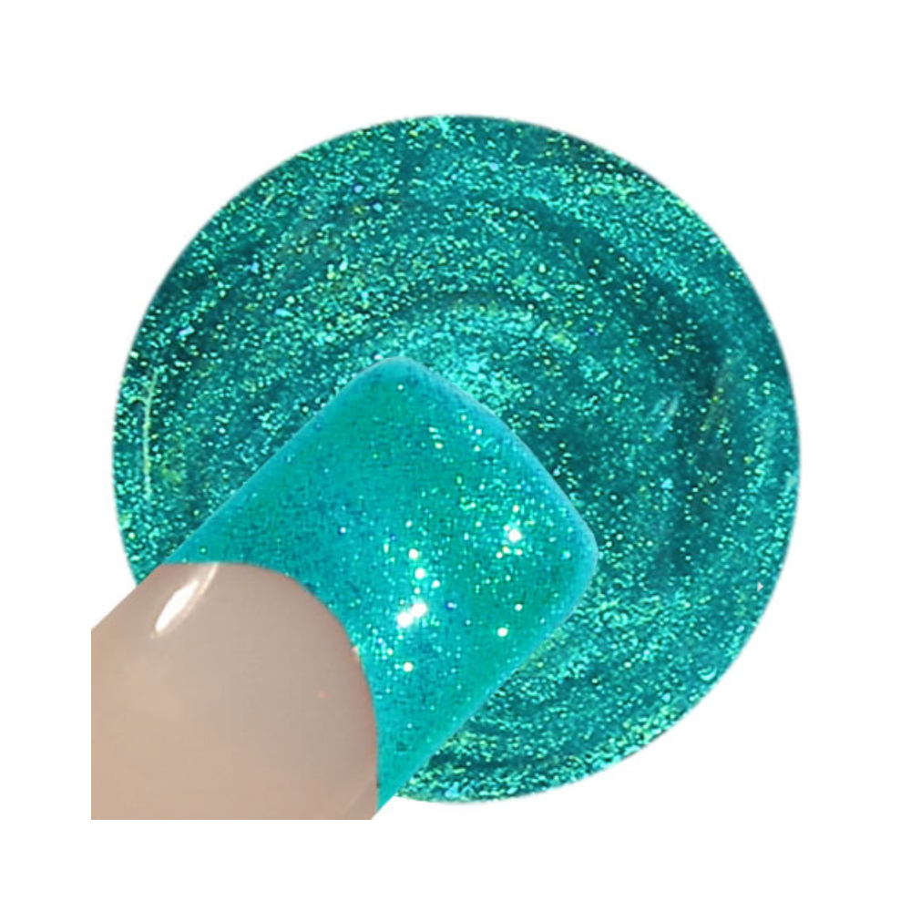 UV Gel - 922 Glitter Gel Turquoise, 5 ml