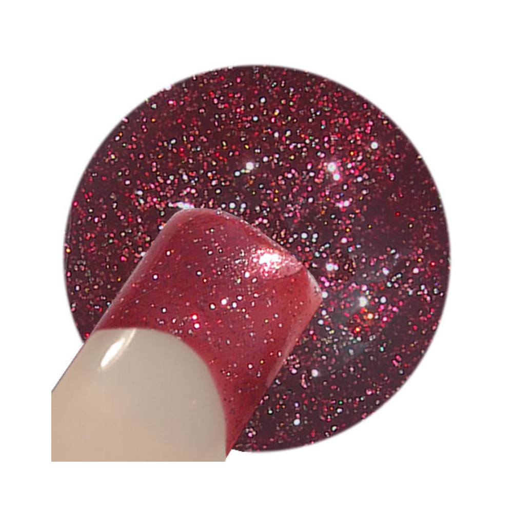 UV Gel - 927 Glitter Gel Cherry, 5 ml