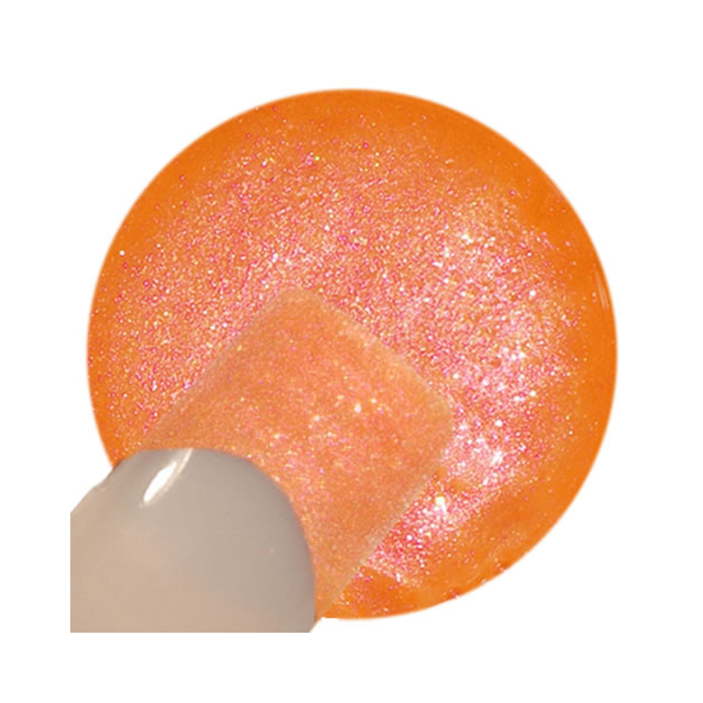 UV Gel - 962 Glitter Gel Peach fine, 5 ml