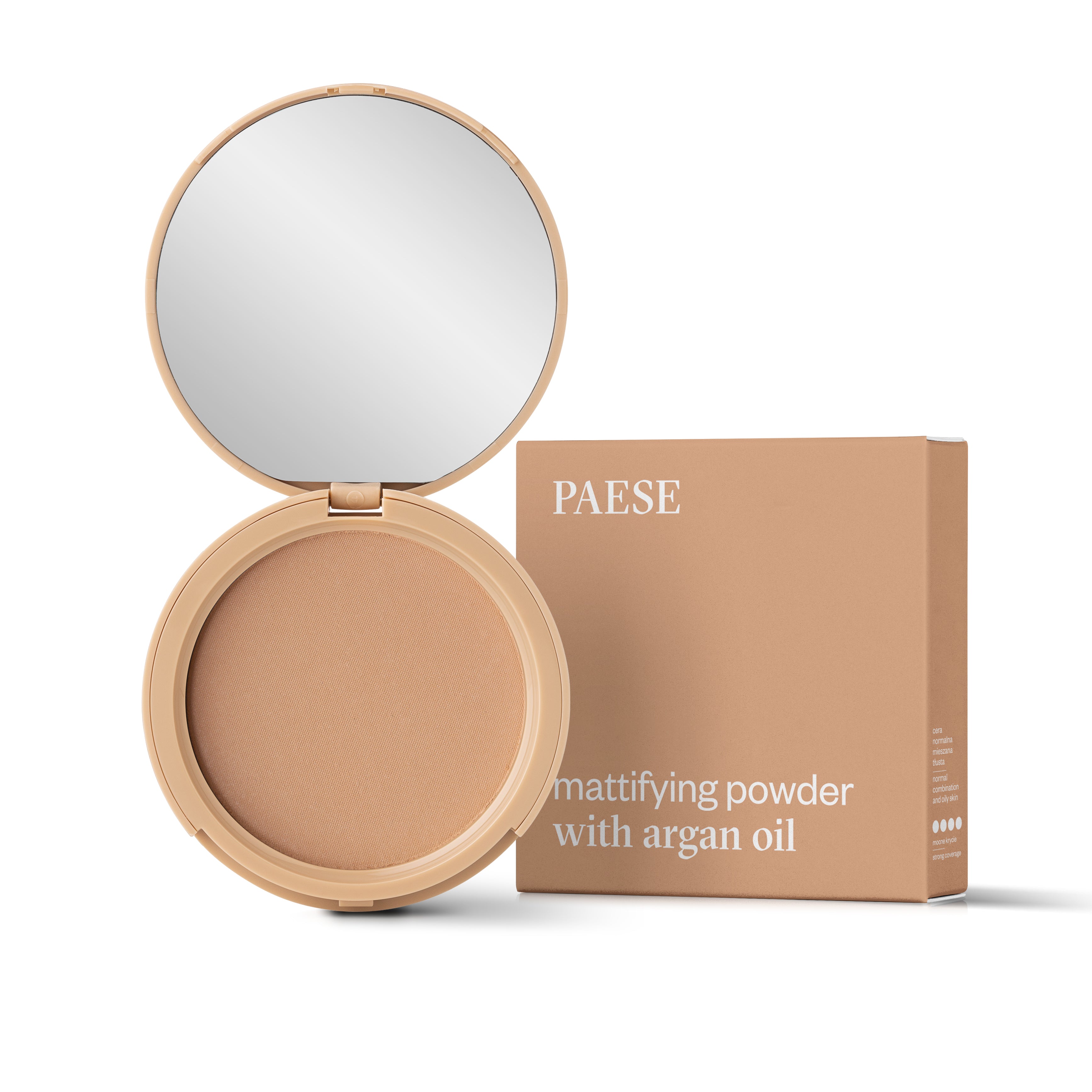 Mattifying Argan Pressed Powder, 8g, 03 Beige