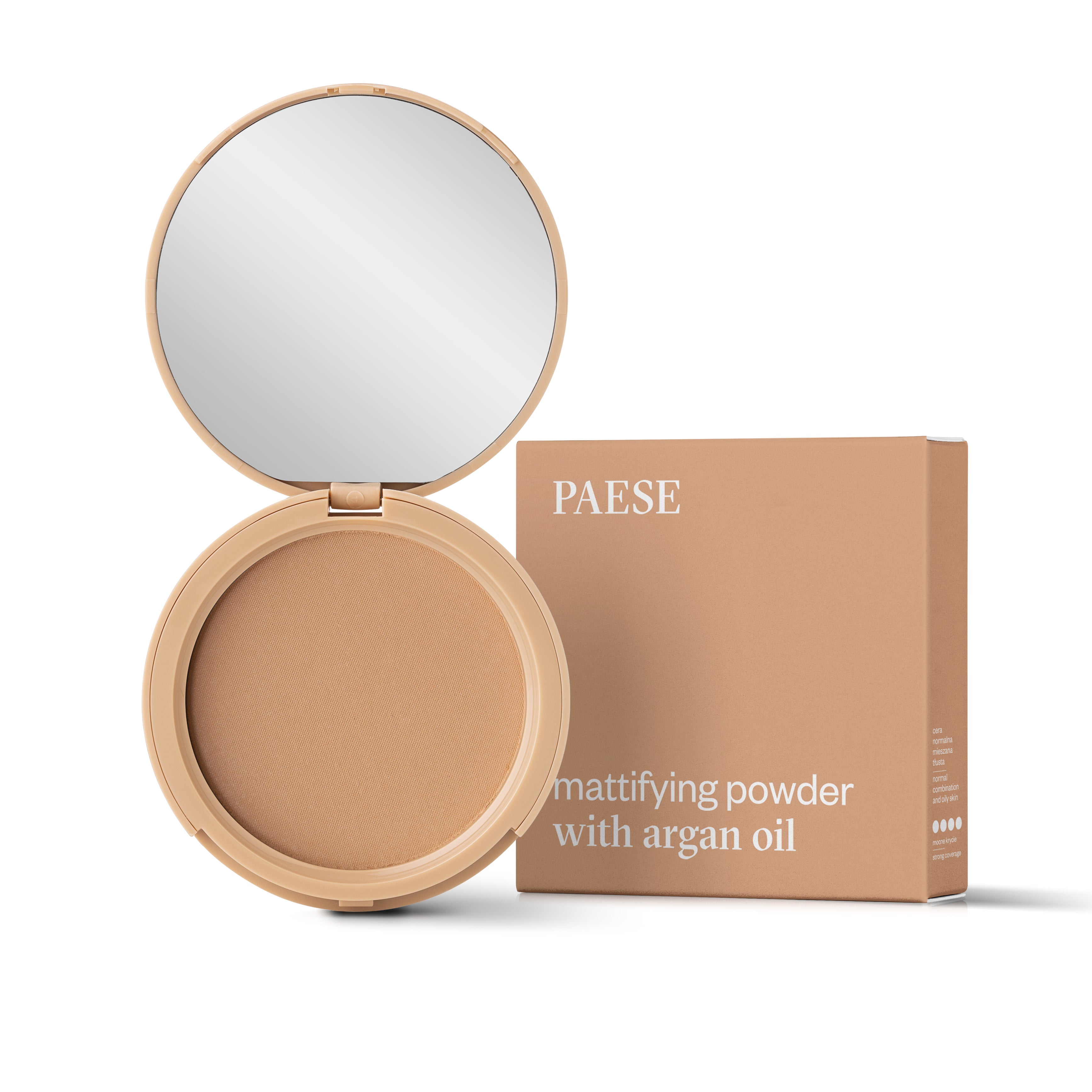 Mattifying Argan Pressed Powder, 8g, 05 Golden Beige
