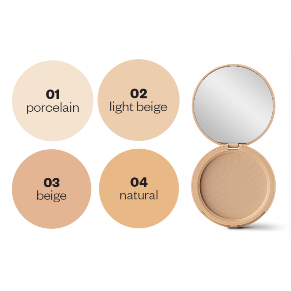 Mattifying Argan Pressed Powder, 8g, 02 Light Beige